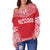 Austral Islands Flag Polynesian Chief Women's Off Shoulder Sweater - Polynesian Pride