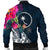 Chuuk Custom Personalised Men's Bomber Jacket - Summer Vibes - Polynesian Pride