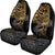 Guam Polynesian Car Seat Covers - Gold Turtle Flowing - Polynesian Pride