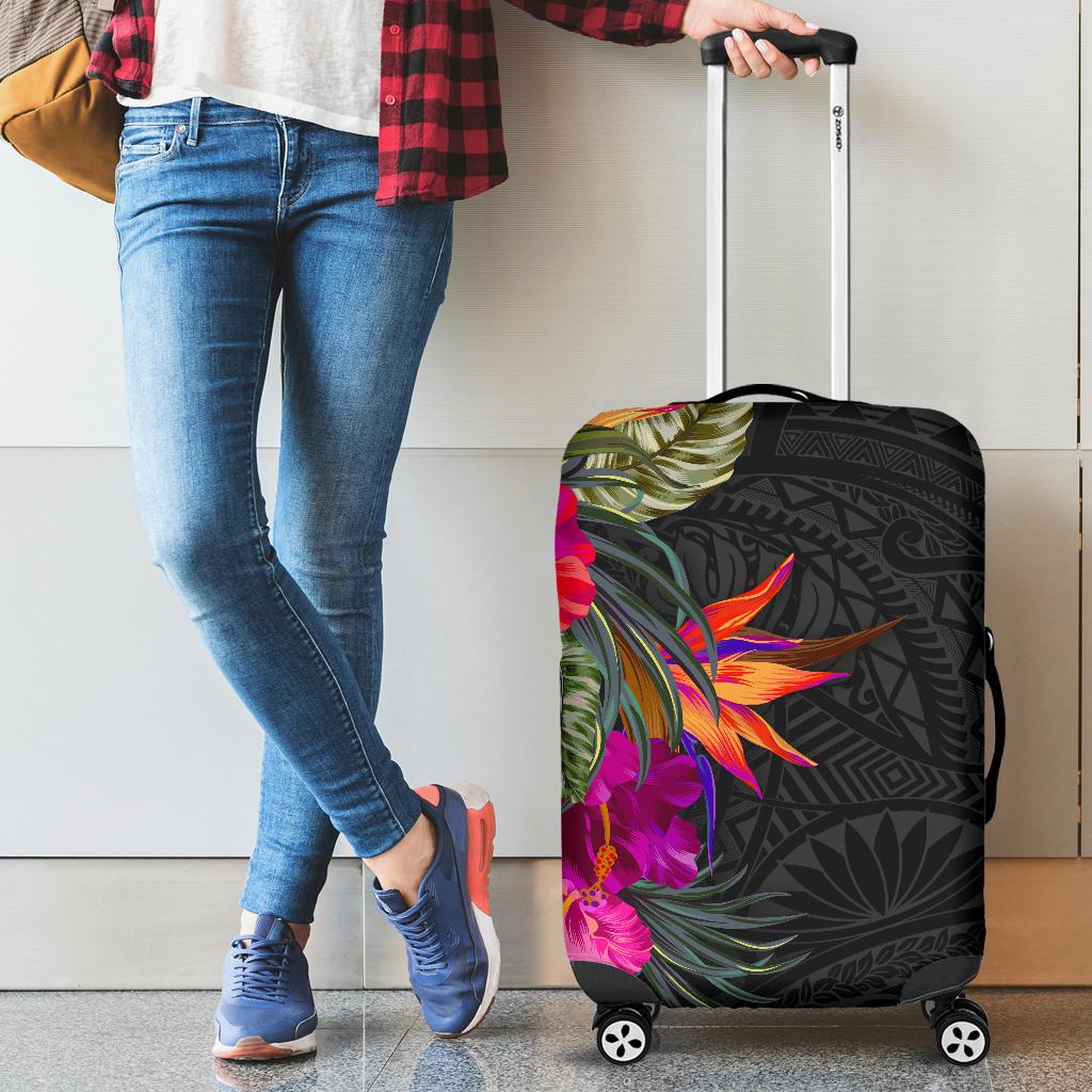 Polynesian Luggage Covers - Hibiscus Pattern - Polynesian Pride