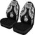 New Caledonia Polynesian Car Seat Covers Pride Seal And Hibiscus Black - Polynesian Pride