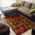 Polynesian Area Rug - Elements Fabric Patchwork Wallpaper - Polynesian Pride