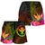 Polynesian Hawaii Kanaka Maoli Polynesian Women's Shorts - Hibiscus and Banana Leaves - Polynesian Pride