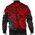 American Samoa Polynesian Bomber Jacket (Men) - Red Turtle - Polynesian Pride