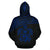 Guam All Over Hoodie Micronesian Curve Blue Style - Polynesian Pride