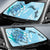 Kosrae State Auto Sun Shades - Custom Personalised Polynesian Turtle Under The Sea - Polynesian Pride