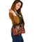 Polynesian Turtle Shoulder Handbag - Tribal Tattoo with Hibiscus Coral - Polynesian Pride
