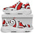 Polynesian Maori Ethnic Ornament Red Chunky Sneakers - Polynesian Pride