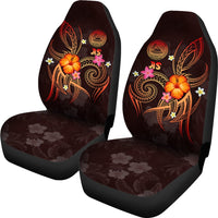 American Samoa Polynesian Car Seat Covers - Legend of American Samoa (Red) - Polynesian Pride