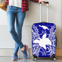 Papua New Guinea Polynesian Luggage Covers Map Blue - Polynesian Pride