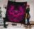 Hawaii Owl Hibiscus Plumeria Premium Quilt - Pink - Polynesian Pride