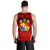 Tonga Polynesian Men's Tank Top - Red Pattern - Polynesian Pride