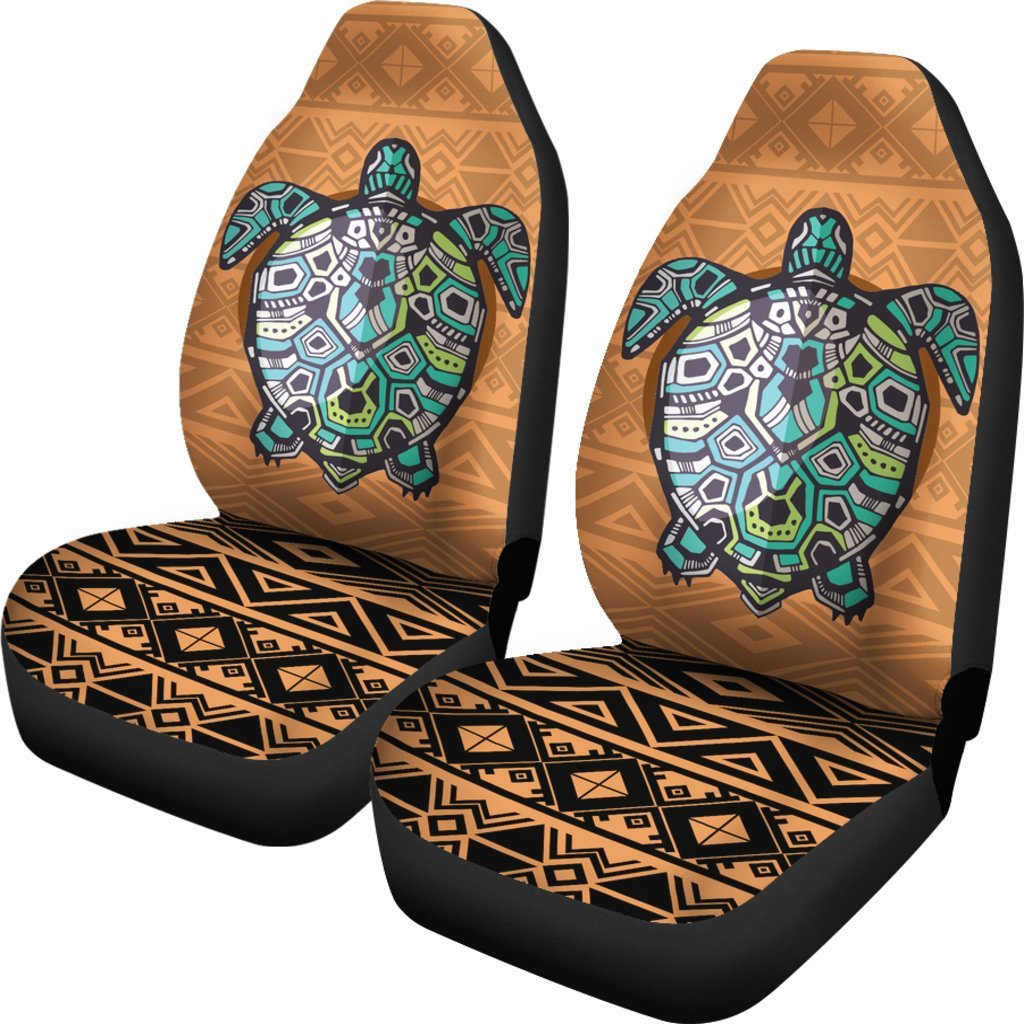 Polynesian Car Seat Covers - Turtle Color Pattern - Polynesian Pride
