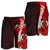 Vanuatu Polynesian Custom Personalised Men's Shorts - Coat Of Arm With Hibiscus - Polynesian Pride