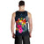 Tonga Polynesian Men's Tank Top - Tropical Flower - Polynesian Pride