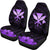 Hawaiian Kanaka Car Seat Covers Hibiscus Polynesian Love Violet Universal Fit Violet - Polynesian Pride