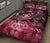 Hawaii Polynesian Turtle Waves Hibiscus Quilt Bed Set - Erik Style - AH - Pink - Polynesian Pride