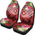 The Philippines Car Seat Covers - Summer Plumeria (Red) - Polynesian Pride