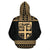 Fiji All Over Zip up Hoodie Polynesian Gold Version - Polynesian Pride