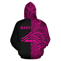 Polynesian Mauna Kea Hawaii Hoodie The Half Pink - Polynesian Pride