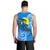 Palau Polynesian Men's Tank Top - Palau Flag with Polynesian Tattoo - Polynesian Pride