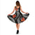 Polynesian Hawaii Midi Dress - Black Plumeria - Polynesian Pride