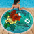 Wallis and Futuna Beach Blanket - Tropical Flowers Style - Polynesian Pride