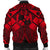 Tonga Polynesian Men's Bomber Jacket - Tonga Red Seal with Polynesian tattoo - Polynesian Pride