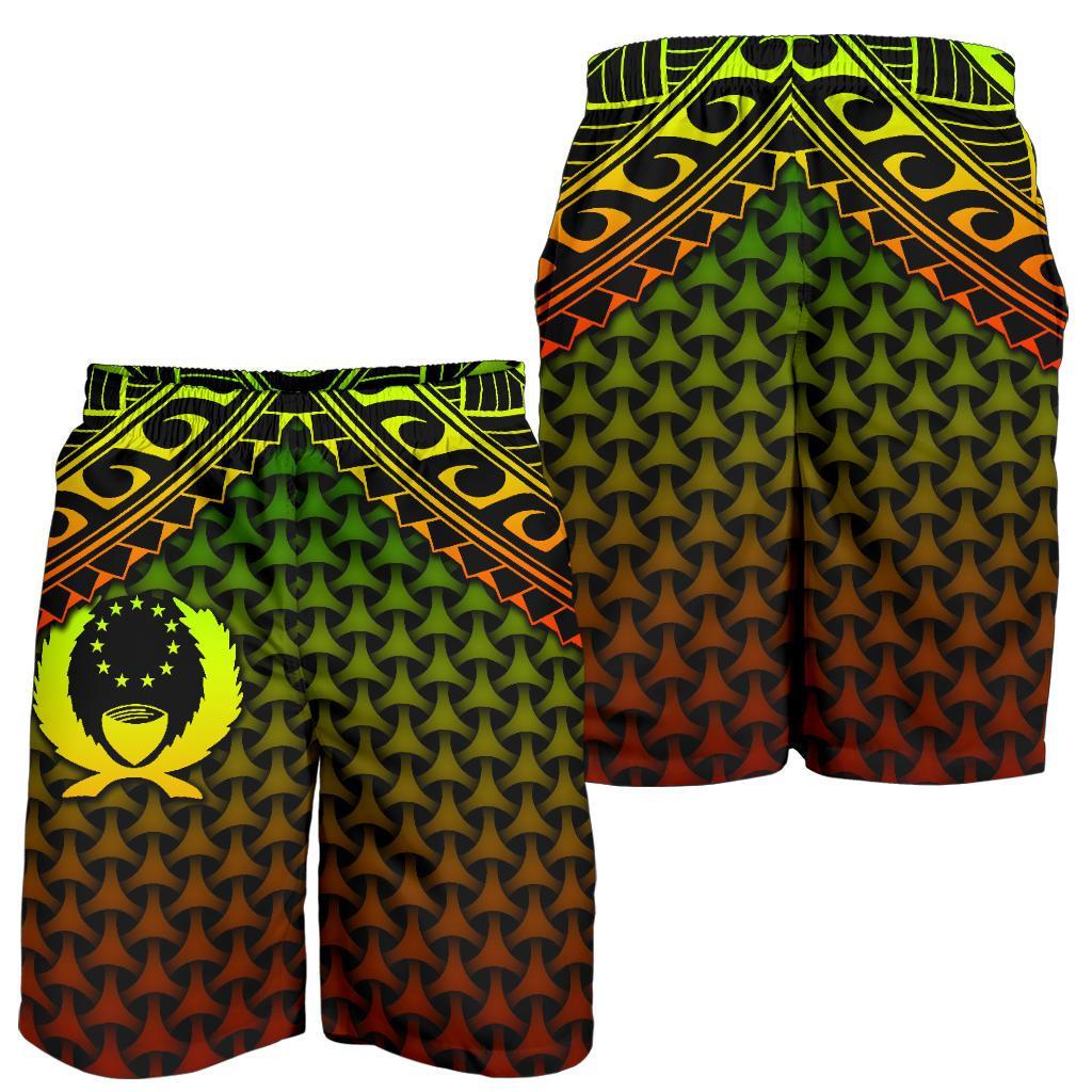 Polynesian Pohnpei Men's Shorts - Reggae Vintage Polynesian Patterns - Polynesian Pride