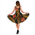 Polynesian Hawaii Midi Dress - Gold Plumeria - Polynesian Pride