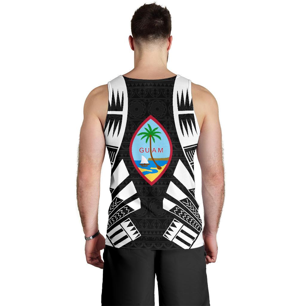 Guam Men Tank Top - Polynesian Tattoo Black - Polynesian Pride