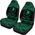 Yap Polynesian Custom Personalised Car Seat Covers - Pride Green Version - Polynesian Pride