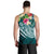 American Samoa Polynesian Men's Tank Top - Summer Plumeria - Polynesian Pride