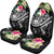 Polynesian Samoa Car Seat Covers - Summer Plumeria (Black) - Polynesian Pride