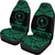 Chuuk Polynesian Car Seat Covers - Pride Green Version - Polynesian Pride