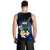 Samoa Polynesian Men's Tank Top - Turtle With Plumeria Flowers - Polynesian Pride