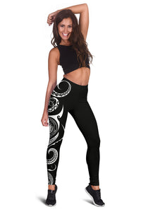 Hawaii Polynesian Leggings - Felicity Style - White AH - Polynesian Pride