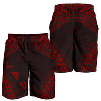 Yap Men's Shorts - Polynesian Chief Red Version - Polynesian Pride