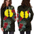 New Caledonia Hoodie Dress - New Caledonia Flag Hibiscus - Polynesian Pride