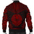 Tahiti Polynesian Chief Men's Bomber Jacket - Red Version - Polynesian Pride