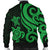 Polynesian Hawaii Men Bomber Jacket - Green Tentacle Turtle - Polynesian Pride