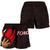 Tonga Women's Shorts - Tonga In Me (Red) - Polynesian Pride