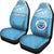 Federated States of Micronesia Car Seat Covers - FSM Seal Polynesian Blue Horizontal - Polynesian Pride