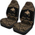 Papua New Guinea Polynesian Custom Personalised Peisonalised Car Seat Covers - Pride Gold Version - Polynesian Pride