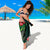 Samoa Polynesian Sarong - Green Turtle Hibiscus - Polynesian Pride