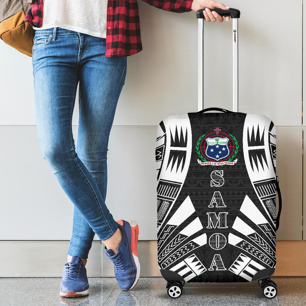 Samoa Luggage Cover - Polynesian Tattoo Black - Polynesian Pride