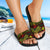 Palau Sandals - Turtle Hibiscus Pattern Reggae - Polynesian Pride