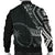 Chuuk Men's Bomber Jacket - Micronesian Pattern Flash Black - Polynesian Pride