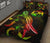 Tonga Polynesian Quilt Bed Set - Turtle With Blooming Hibiscus Reggae - Polynesian Pride