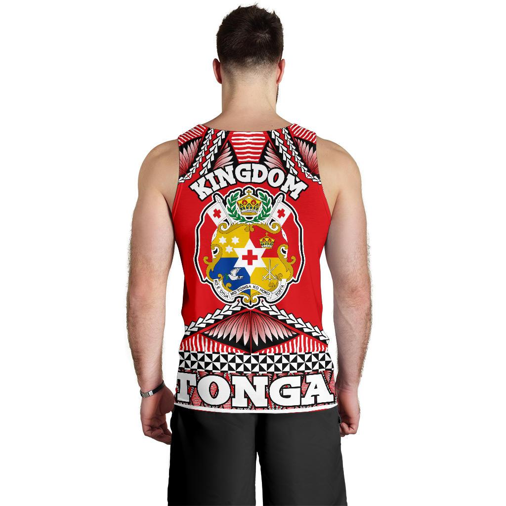 Tonga Polynesian Men's Tank Top - Coat of Arms - Polynesian Pride